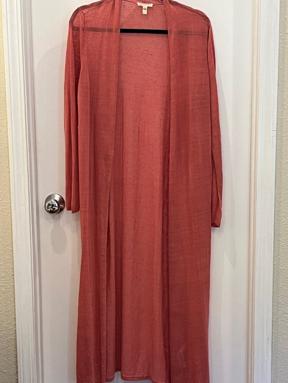 Petite Eileen Fisher Linen Duster Sweater